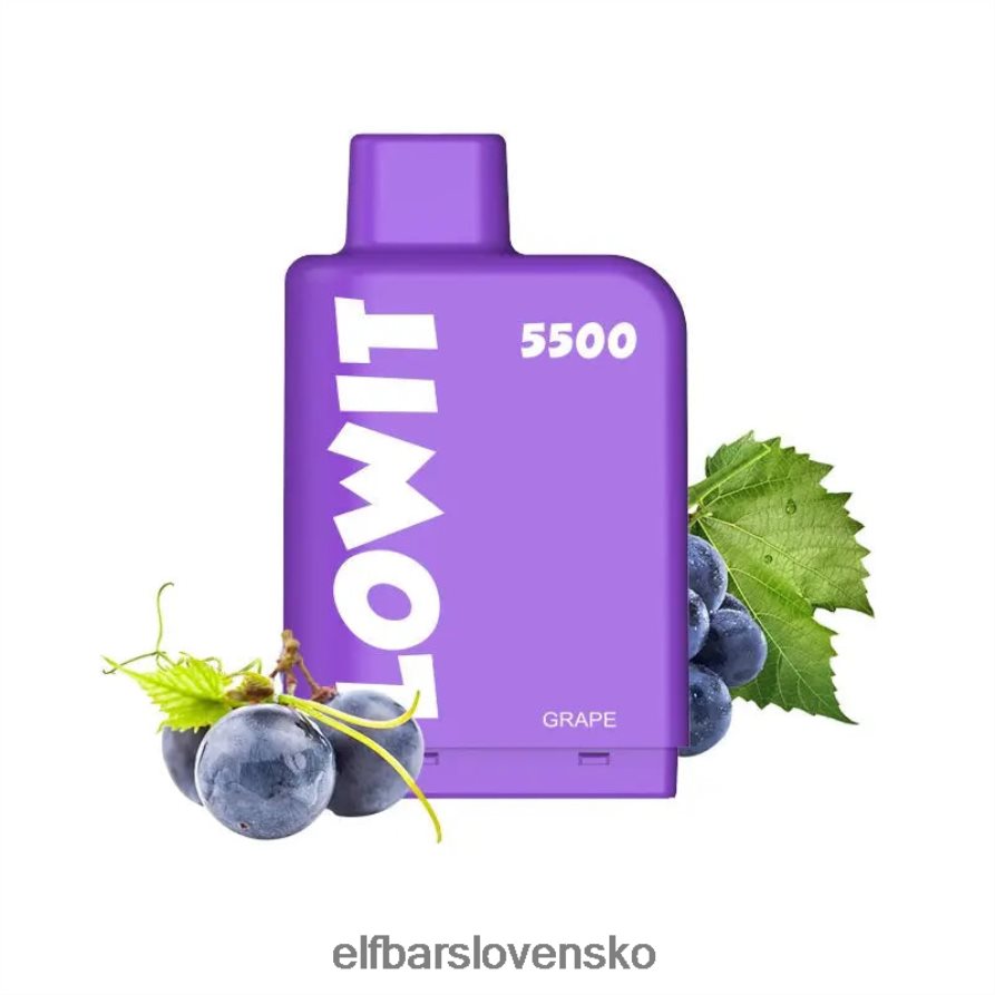 kiwi mučenka guava elektronická cigareta JNN0TH139 predplnená pod lowit 5500 šlukov 2%nic ELFBAR