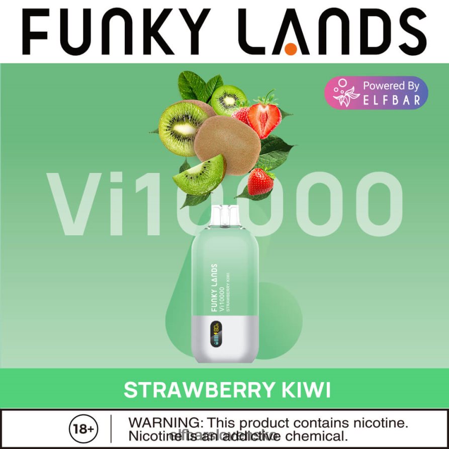 melónový ľad elektronická cigareta JNN0TH168 funky lands jednorazový vape vi10000 potiahnutí ELFBAR